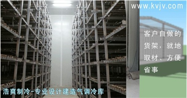 氣調(diào)庫(kù)客戶(hù)自做的貨架